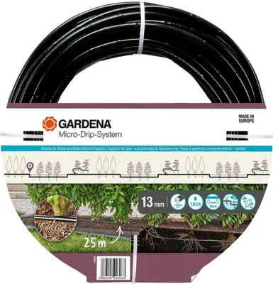 Produktbild von GARDENA Micro-Drip-System Tropfrohr für Büsche/Hecken 1,6 l/h, 25