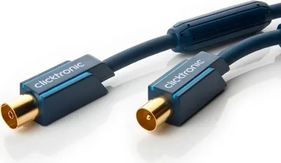 Produktbild von clicktronic Antennenkabel > 95 dB schwarz 2 m (1er Faltschachtel)