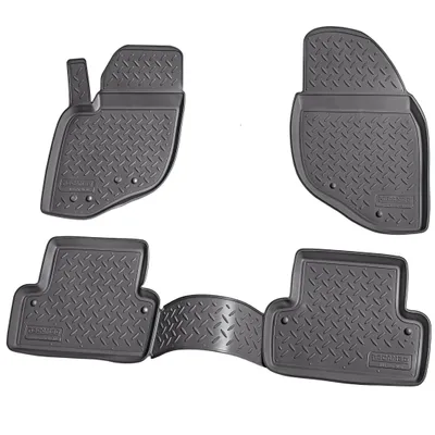 Obrázek produktu pro 3D gumové rohože pro VOLVO S60 | BJ 2000 - 2009 | perfektně padnoucí s okrajem