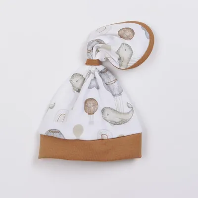 Produktbild von Baby-Baumwollmützen-Schal Nicol Miki, Gr. 68/74