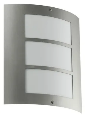 Image de EGLO Applique murale d'extérieur City 60 W argent 88139