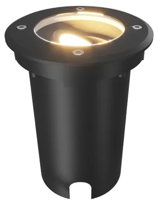Produktbild von Ledvion LED Bodenstrahler Außen IP67 10W 230V GU10 dimmbar rund schwarz