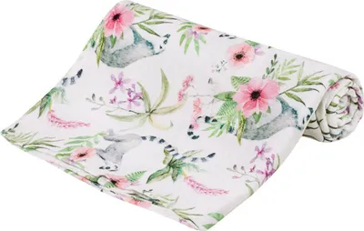 Zdjęcie produktu dla Pieluszka bambusowa 120x120 cm Lemury / Bocioland