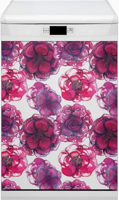 Produktbild von Magnet Folie für Geschirrspüler Magnete  Geschirrspüle Magnet für Spülmaschine 45x80 cm Nachbildung - Rote Rosen