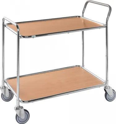 Produktbild von Kongamek Tischwagen mit 250kg Tragkraft 850x508mm Ladefläche in Bucheoptik