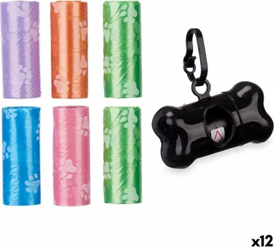 Obrázek produktu pro Sada plastových sáčků na výkaly Mascow 197 zelená (12 kusů)