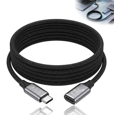 Immagine prodotto di Cavo prolunga USB-C da 1 metro, 40 Gbps, video 8K, ricarica rapida da 240 W