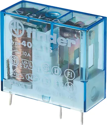 Image de FINDER relais enfichable/imprimé, 1 inverseur 12 A, bobine 24 V DC sensible 40.31.7.024.0000