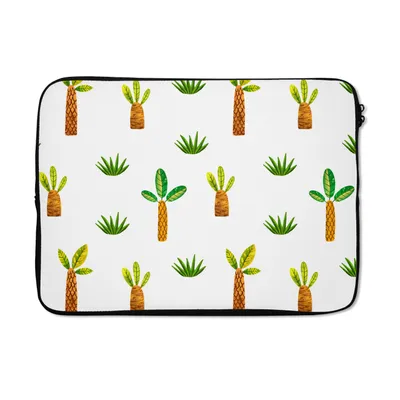 Produktbild von MuchoWow® Laptop Hülle 14 ZollDschungel - Gras - Baum Laptoptasche - Laptoptasche - Stoßsicher - Schutzhaube