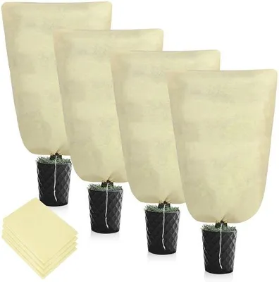 Image de Tente de protection hivernale pour plantes, 100 x 80 cm, pour l'extérieur, résistante au gel