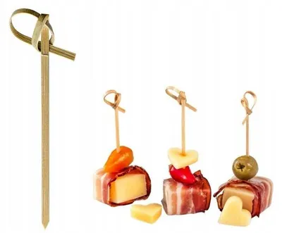 Produktbild von Love Nature Bambus-Spieße Knot für Fingerfood und Snacks 18 cm 250 Stück