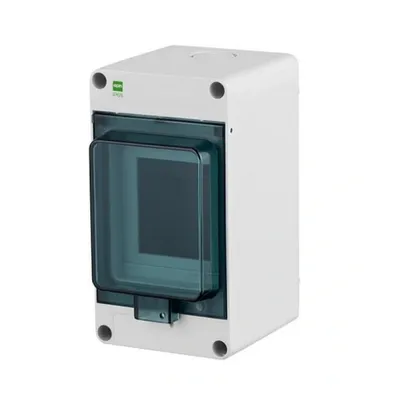 Produktbild von Kleinverteiler Feuchtraum IP65 1reihig f.3 Automaten, 400V, IP65 – Robuster Verteilerkaste