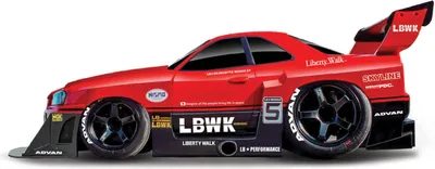 Image de Maisto - Muscle Machines - Liberty Walk 1999 Nissan Skyline GT-R R34, 1:64