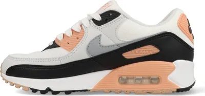 Produktbild von Nike Air Max 90 "Apricot Agate" DH8010-109 Weiß / Rosa / Schwarz-36.5
