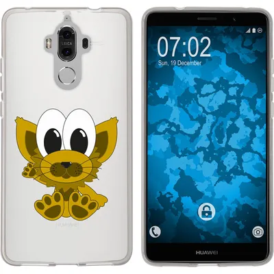 Produktbild von PhoneNatic Case kompatibel mit Huawei Mate 9 Silikon-Hülle Cutiemals M7