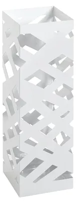 Image de Support de parasol en métal, peint en blanc