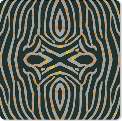 Produktbild von MuchoWow® Mauspad Mousepad Zebra - Tiermuster - Muster 30x30 cm - Mousepads - Maus Mat - Pad - Mausunterlage - Gaming