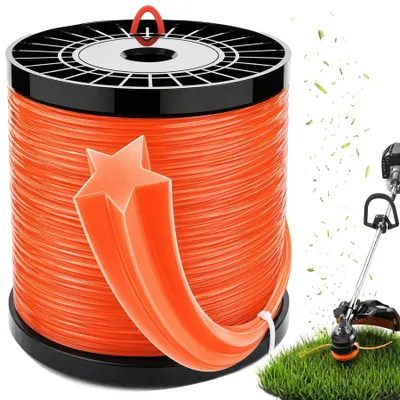 Image de Omgoods - Fil de coupe en nylon de 2,8 mm pour tondeuses et outils de jardinage