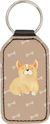 Produktbild von Mr. & Mrs. Panda schlüssel anhänger Corgie - Hundeglück - Geschenk, Spruch, Taschenanhänger, Schlüsselanhänger, Hundebesitzer, schlüsselbund, Corgi, Hund, für, Mit, Süß