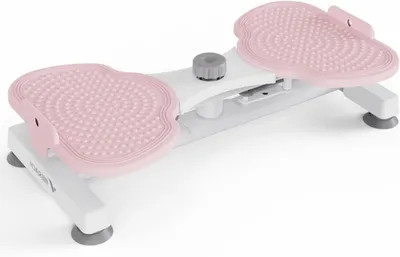 Produktbild von Twistboard – Taillentrainer – Training für die Bauchmuskeln – Mit Widerstandsbändern – 52 x 27 cm – Rosa