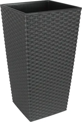 Produktbild von Hochkübel Finezia 40x40x75 Rattan anthrazit