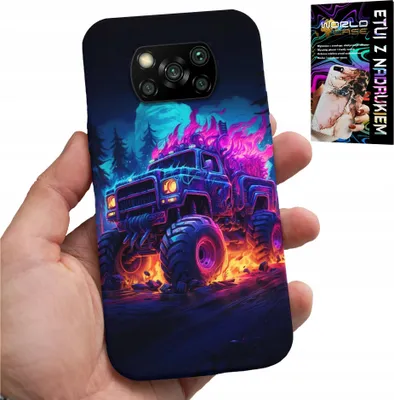 Obrázok produktu pre Puzdro pre Xiaomi Poco X3 - Puzdro s motívom Monstertruck Mega Truck