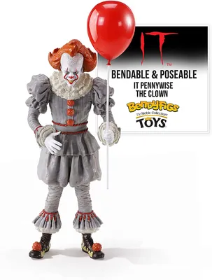 Zdjęcie produktu dla Noble Collection Stephen King's It Bendyfigs Pennywise 19 cm NOB1811