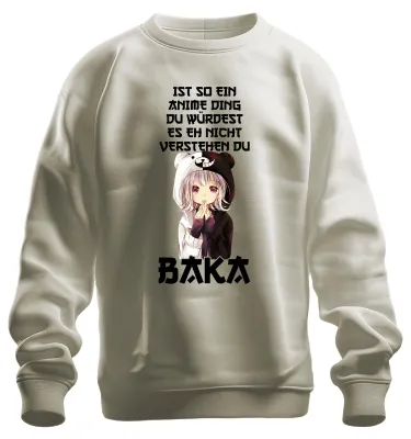 Zdjęcie produktu dla Anime, którego nie zrozumiesz BAKA kawaii chibi otaku bluza uni , natura, XL