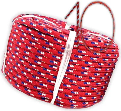 Produktbild von Seil, Tau, Polypropylen, Schleppseil, Kletterseil, rot, 30m, 10mm