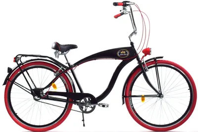 Zdjęcie produktu dla Rower Dallas Cruiser Men 28" 3spd GE - czarny z czerwonym
