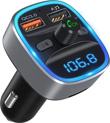 Image de Lecteur Mp3 Bluetooth pour voiture Chargeur Récepteur Transmetteur Noir