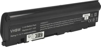 Produktbild von vhbw Akku Ersatz für Asus A31-1025, A32-1025 für Notebook (4400 mAh, 10,8 V, Li-Ion)