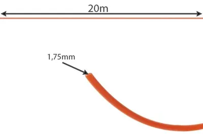 Zdjęcie produktu dla Nd12_16244 Filamenty Pla 3D- 20Szt. X 20M Kruzzel