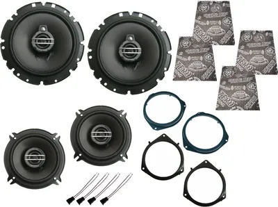 Produktbild von Pioneer Boxen Set für Opel Corsa D S07 Bj 00-03 Tür vorne hinten Dämmmatte 550W