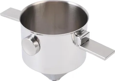 Image de Filtre à café portable en acier inoxydable réutilisable Tasse à café sans papier facile à nettoyer pour le voyage et le camping