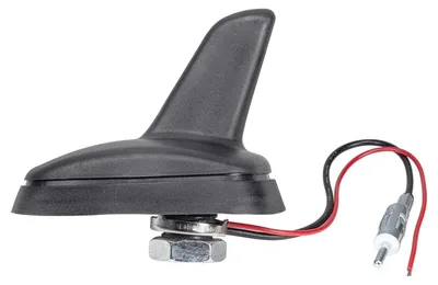 Shark Design Auto-Dachantenne AM/FM mit Verstärker, DIN