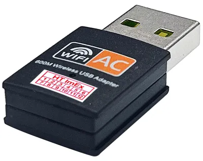 Produktbild von Dual Band 600 Mbps USB WiFi Dongle Wireless Adapter 802.11ac/a/b/g/n 5/2,4 GHz
