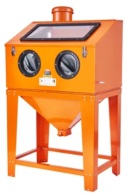 Produktbild von VEVOR 151,4 L Sandstrahlkabine Tischkabine mit Strahlpistole 4 Düsen, 90 Gallonen