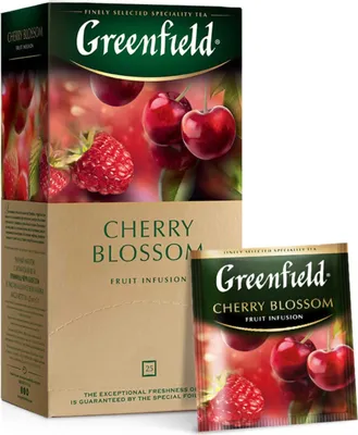 Produktbild von Greenfield Cherry Blossom Kräutertee 25 Teebeutel