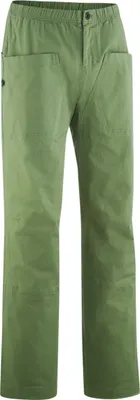 Grüne Kletter- und Boulderhose "Me Dome Pants" von Edelrid mit zwei Taschen.