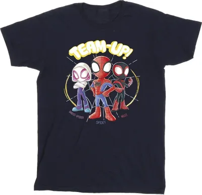 Produktbild von Marvel - "Spidey And His Amazing Friends" T-Shirt für Herren BI45545 (XL) (Marineblau)