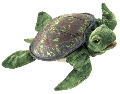 Produktbild von Folkmanis Fingerpuppe Meeresschildkröte / Sea Turtle 3036