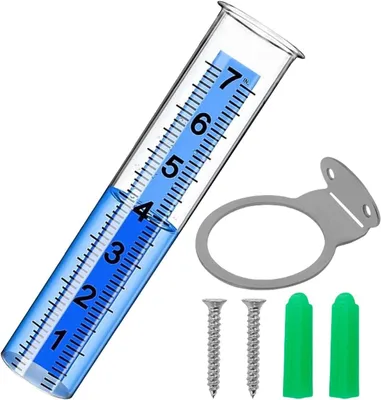 Produktbild von Regenmesser für den Außenbereich | Wassermessgerät – Regenmesser für – für Haus,, Bauernhof, Terrasse, Rasen, Patio, Hinterhof, Garten im Freien