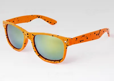 Produktbild von OEM-Sonnenbrille Nerd kaňka orange mit gelber brille