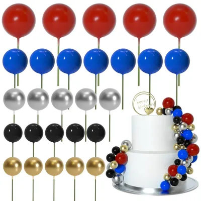 Imagen del producto de Solidchoice - Juego de 50 mini globos para decoración de pasteles