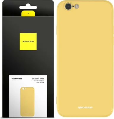 Obrázek produktu pro Silikonové pouzdro SPACECASE Silicone Case pro iPhone 6/6s Žlutá