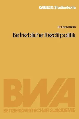 Produktbild von Betriebliche Kreditpolitik