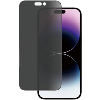 Zdjęcie produktu dla PanzerGlass ® Privacy Screen Protector iPhone 14 Pro Max | Ultra-Wide Fit, Apple, Apple - iPhone 14 Pro Max, Aplikacja na sucho, Odporny na zadrapania, Odporny na wstrząsy, Przeciwbakteryjny, Przezroczysty, 1 szt.