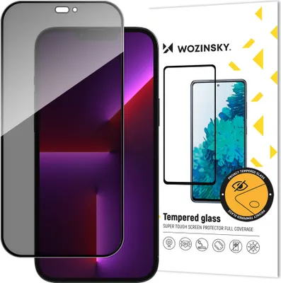 Obrázok produktu pre Wozinsky Privacy Glass tvrdené sklo pre iPhone 14 Pro Max s filtrom proti špehovaniu