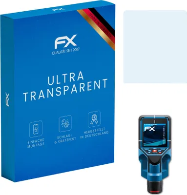 Produktbild von atFoliX FX-Clear 2x Schutzfolie kompatibel mit Bosch D-tect 200 C Displayschutzfolie